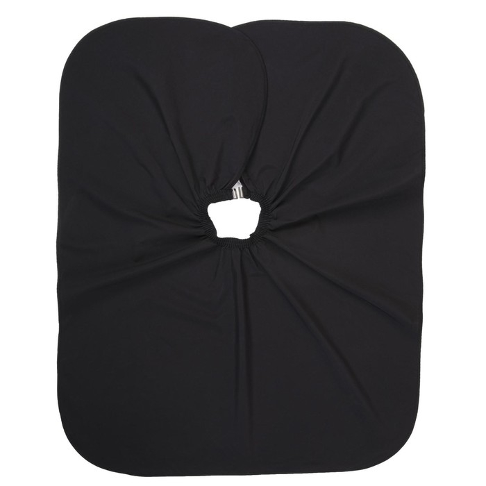 Пелерина парикмахерская, с крючком, цвет чёрный Пелерина парикмахерская, с крючком, цвет чёрный