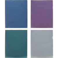 Набор папок уголков, А4, 200 мкм, 4 штуки, Calligrata TOP "Mistral", цвет металлик микс, тиснение "под кожу", непрозрачные Набор папок уголков, А4, 200 мкм, 4 штуки, Calligrata TOP "Mistral", цвет металлик микс, тиснение "под кожу", непрозрачные