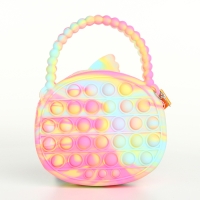 Сумка детская для девочки на молнии, pop it, цвет разноцветный Сумка детская для девочки на молнии, pop it, цвет разноцветный