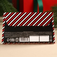 Подарочный набор &laquo;Кот&raquo;: чай ассорти 5,4 г ( 3 шт. х 1,8 г)., молочный шоколад 25 г (5 шт. х 5 г)., открытка