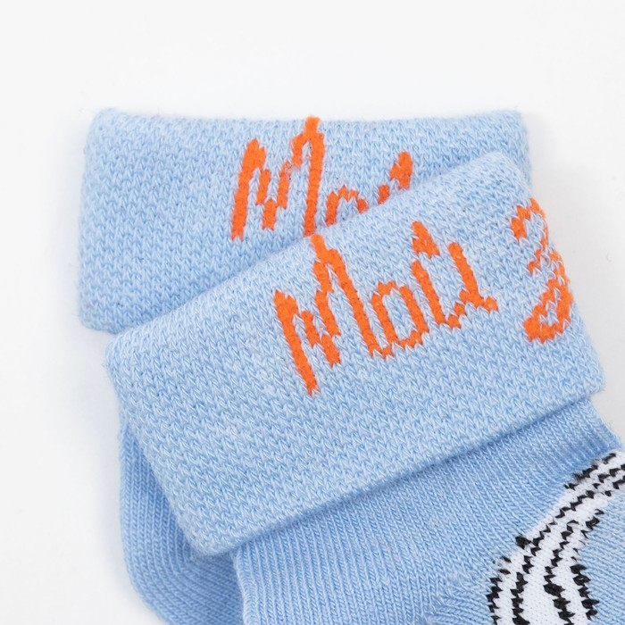 Носки детские Зайка, цвет голубой, размер 7-8 Носки детские Зайка, цвет голубой, размер 7-8