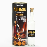 Подарочный набор для приготовления настойки &laquo;Коньяк орехи&raquo;, набор трав и специй, бутылка