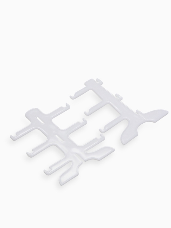 Подставка под очки 3 места, 16&times;14,5&times;20, цвет белый