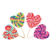 Карамель на палочке &laquo;Лолли Сердце Биг&raquo;, микс 140 г