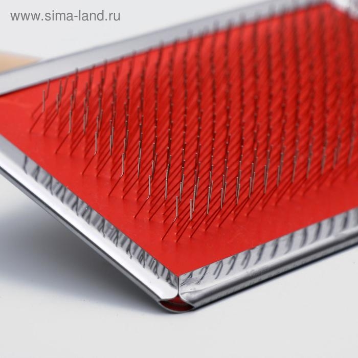 Пуходерка Wood большая широкая без капель, 12 х 19 см, длинная деревянная ручка Пуходерка Wood большая широкая без капель, 12 х 19 см, длинная деревянная ручка