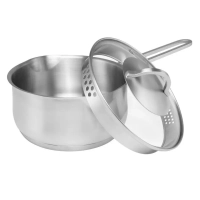 Ковш сотейник 1,5 л кухонный Solid-16SP с крышкой и носиком