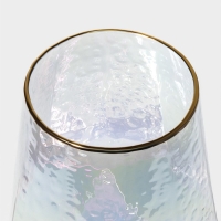 Набор бокалов для вина стеклянный Magistro &laquo;Дарио&raquo;, 500 мл, 7,3&times;25 см, 2 шт, цвет перламутровый