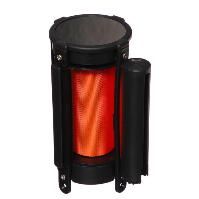 Кассета с вытяжной лентой-180см оранжевая, высота-13см, ширина 6.6см, ширина ленты-80мм Кассета с вытяжной лентой-180см оранжевая, высота-13см, ширина 6.6см, ширина ленты-80мм