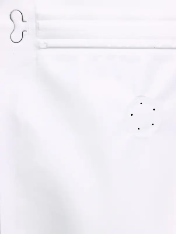 Пакет восьмишовный с отрывным замком, белый, матовый, 34&times;15 + 7.5 см