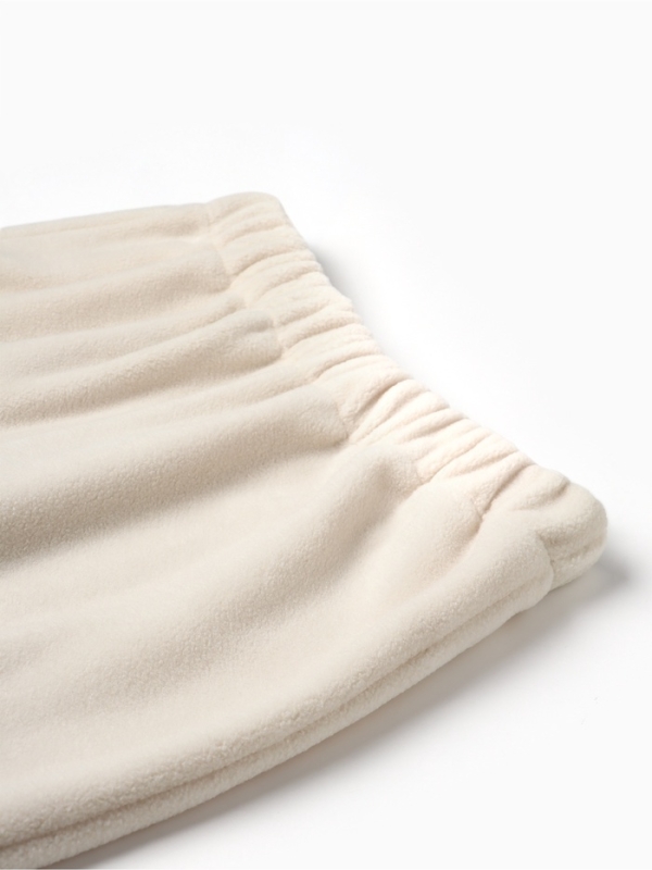 Костюм женский (анорак и брюки) MINAKU: Fleece Soft, цвет бежевый, р-р 42