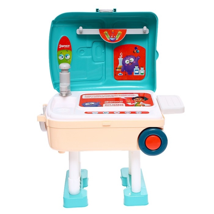 Набор для опытов «Моя первая лаборатория», стол 3в1, 60 опытов Набор для опытов «Моя первая лаборатория», стол 3в1, 60 опытов