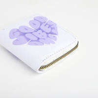 Кошелёк на молнии, цвет белый Кошелёк на молнии, цвет белый