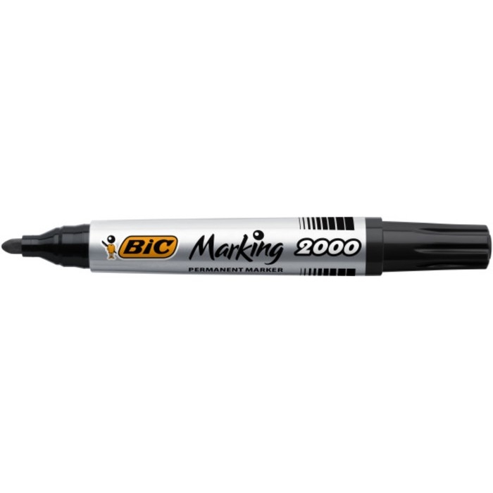 Маркер перманентный 4.9 мм BIC Marking 2000 ECOlutions чёрный, МИКС