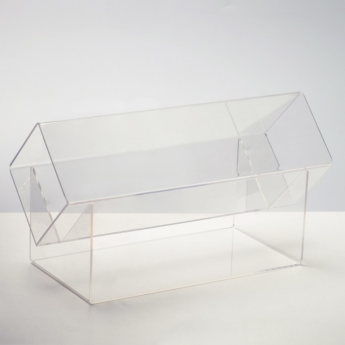 Подставка под браслеты &laquo;Квадрат&raquo; 9&times;7, оргстекло 2 мм, В ЗАЩИТНОЙ ПЛЁНКЕ, цвет прозрачный