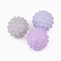 Игрушка пищащая "Мячик" для собак, 6,5 см, серая МИКС