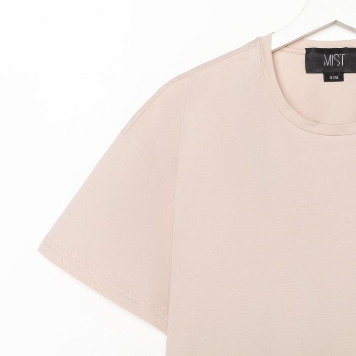 Футболка женская MIST basic, L-XL, бежевый Футболка женская MIST basic, L-XL, бежевый