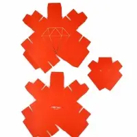 Коробка подарочная под бижутерию &laquo;Красная, тиснение&raquo;, 10 х 9 х 3.5 см