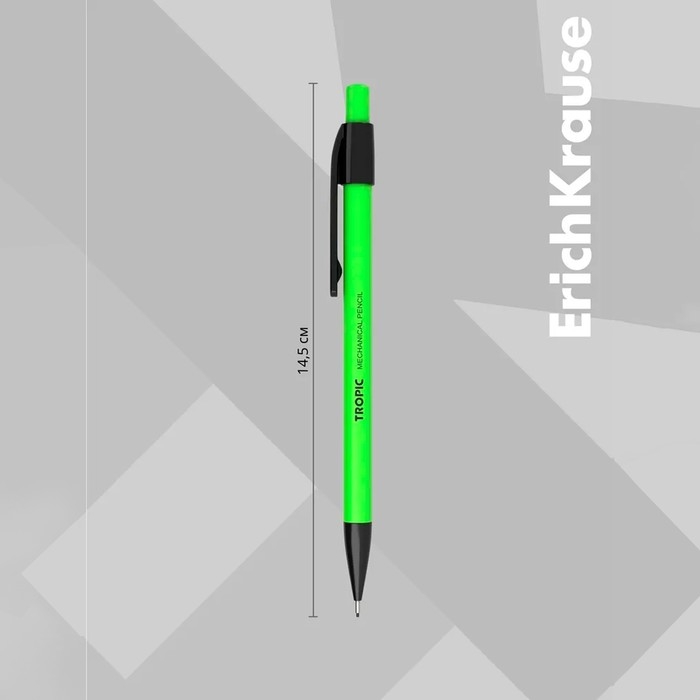 Карандаш механический ErichKrause "Delta", НВ, грифель d=0.5 мм, трёхгранный, в коробке, микс