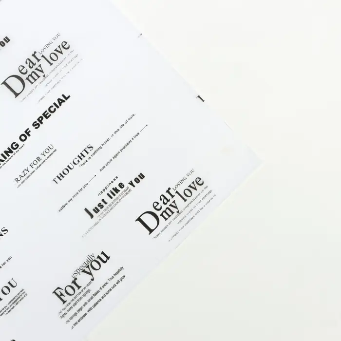 Бумага упаковочная тишью, &laquo;Армани&raquo;, 50 см &times; 70 см 17 грамм, белая