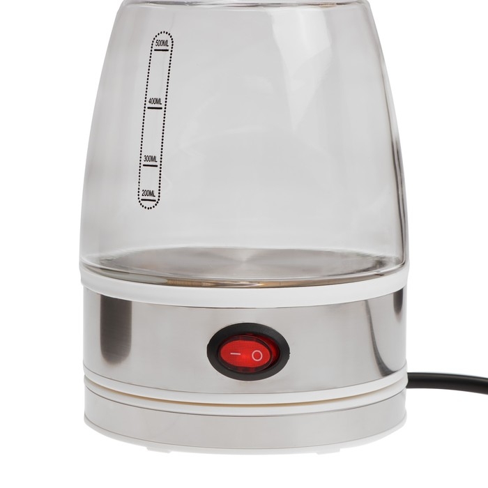 Турка электрическая Luazon LTE-602, 650 Вт, 500 мл, защита от перегрева, стекло Турка электрическая Luazon LTE-602, 650 Вт, 500 мл, защита от перегрева, стекло