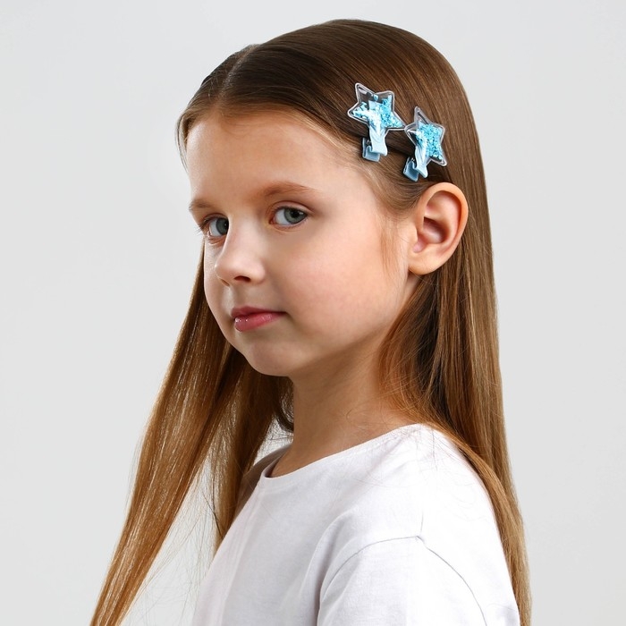 Заколки для волос &laquo;Ты просто космос&raquo;, 2 шт. (шейкер)