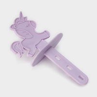 Форма для мороженого &laquo;Единороги&raquo;, 12,5&times;7,5&times;14 см, 4 ячейки, цвет прозрачный