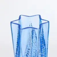 Ваза стекло настольная "Флоранс" 25х11х9 см, голубой