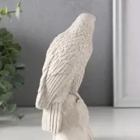 Фигура &laquo;Ворон на камне&raquo;, 15.5&times;5.5&times;10 см, серая