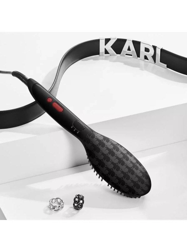 Расческа-выпрямитель Karl Lagerfeld CF582LF0, черная