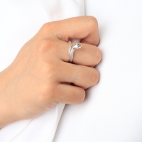 Новый год! Символ года 2025! Кольцо «Змея» миниатюрное, цвет серебро, безразмерное Новый год! Символ года 2025! Кольцо «Змея» миниатюрное, цвет серебро, безразмерное