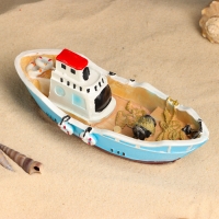 Корабль сувенирный "Рыбацкое судно" 20*8*7см