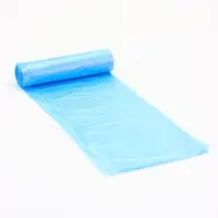 Мешки для мусора 120 л  ПНД,толщина 10 мкм, 10 шт в рулоне, цвет синий