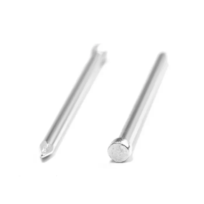 Гвозди СТРОЙБАТ, финишные, ГОСТ 7811-7035, оцинкованные, 2x40 мм, 0,1 кг