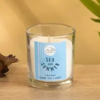 Свеча с кристаллом внутри Sea and Summer "Coco Oasis" кокос, 120 гр