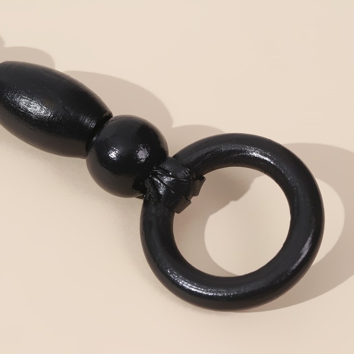 Ручки для сумки, 2 шт, 44,5 &times; 4,5 см, цвет чёрный