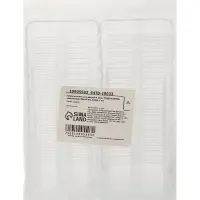 Ограничитель для дверей и окон ТУНДРА SP005, напольные, 96х40 мм, набор 2 шт