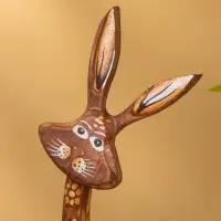 Сувенир на подставке &laquo;Заяц&raquo;, 12&times;4.5&times;24.5 см, дерево, МИКС