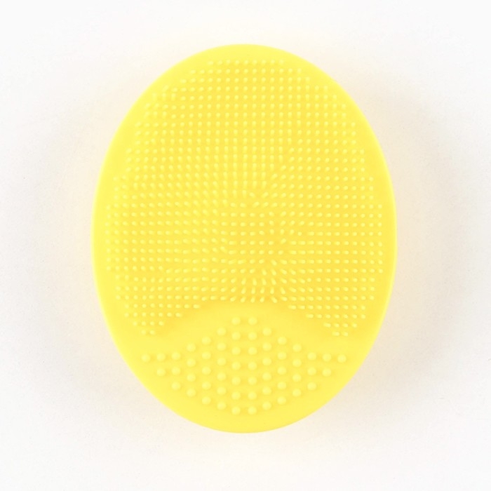 Силиконовый спонж для умывания в пакете Силиконовый спонж для умывания в пакете "Праздничный" , 6.5 х 5 см