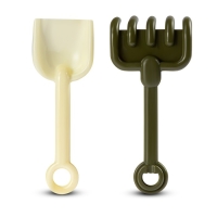 Песочный набор, с грузовиком, хаки-коричневый