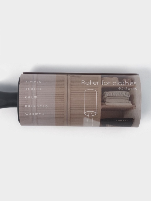 Ролик для одежды LaDо́m, 40 листов, эргономичная ручка, винтовая намотка