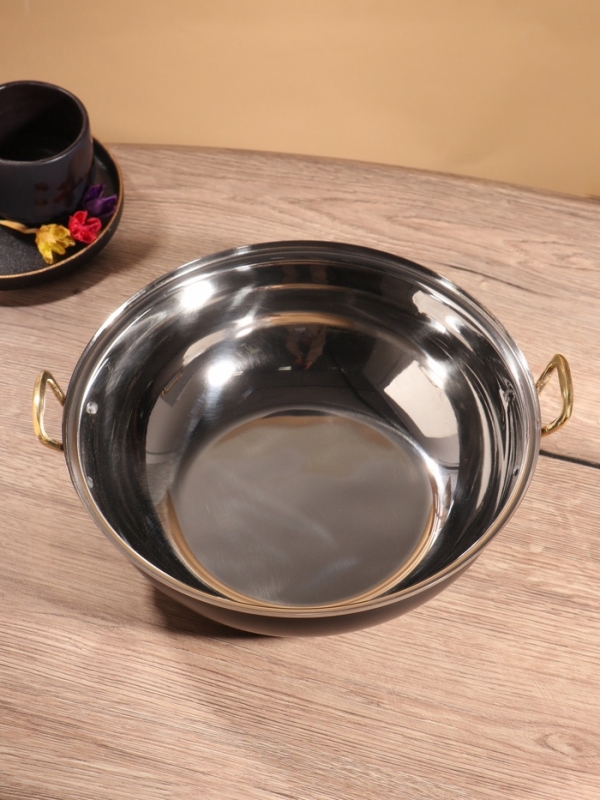 Блюдо глубокое с крышкой "Черный жемчуг" черное. нержавеющая сталь 26,5х24,5х14 см