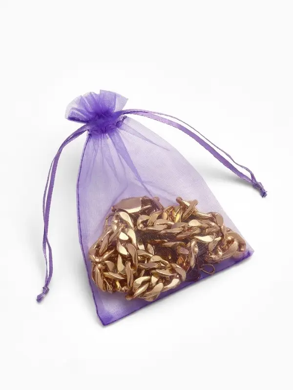 Набор мешочков подарочных 100шт., 9&times;12, цвет фиолетовый (7585523)