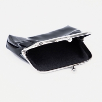 Кошелёк на фермуаре, цвет чёрный