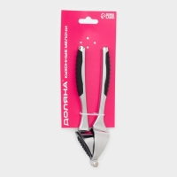 Пресс для чеснока Доляна Shapes, 17&times;4,7&times;3,2 см, рабочая часть 4&times;3 см, нержавеющая сталь