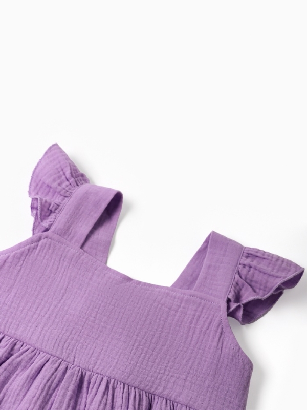 Сарафан из муслина для девочек KAFTAN рост 116, лиловый