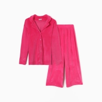 Костюм женский (рубашка и брюки) KAFTAN Plushy р. 40-42, фуксия