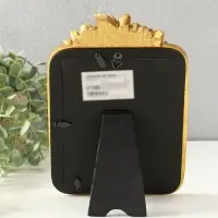 Фоторамка полистоун 13х18 см "Цветочный венок" золото 25х16,5х1,5 см