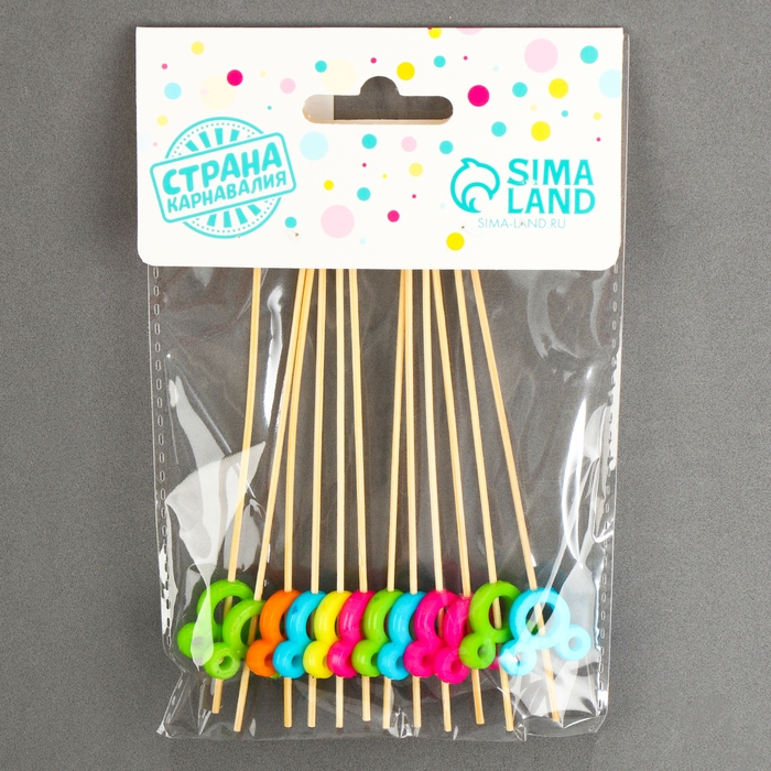 Шпажки деревянные &laquo;Мышонок&raquo;, 12 см, набор 12 шт.