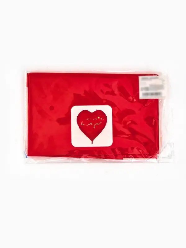 Воздушный шар фольгированный 63" &laquo;Сердце, красное"