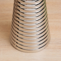 Подсвечник "Флэйм" 12х12х30 см. алюминий